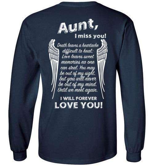 Aunt - I Miss You Long Sleeve - Guardian Angel Collection