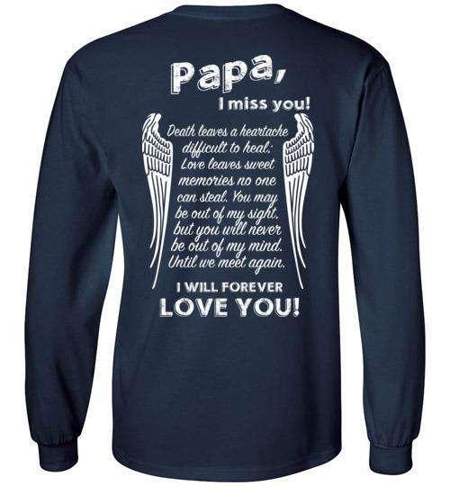 Papa - I Miss You Long Sleeve - Guardian Angel Collection
