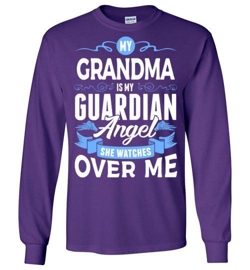 My Grandma Watches Over Me Long Sleeve (Front) - Guardian Angel Collection