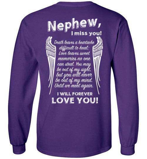 Nephew - I Miss You Long Sleeve - Guardian Angel Collection