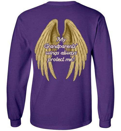 My Grandparents' Wings Always Protect Me Long Sleeve - Guardian Angel Collection
