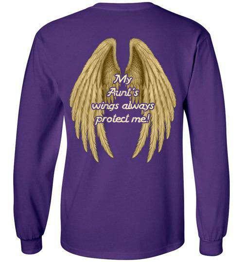 My Aunt's Wings Always Protect Me Long Sleeve - Guardian Angel Collection