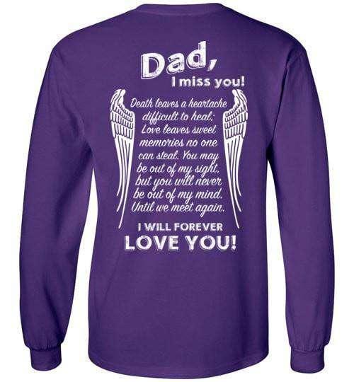Dad I Miss You Long Sleeve - Guardian Angel Collection