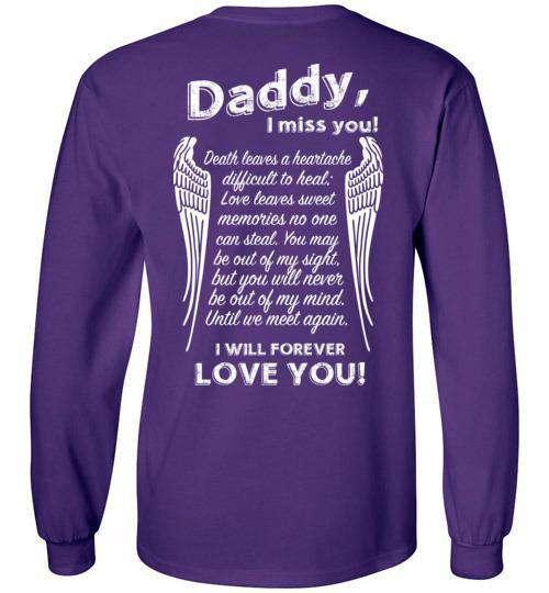 Daddy - I Miss You Long Sleeve - Guardian Angel Collection