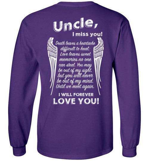 Uncle - I Miss You Long Sleeve - Guardian Angel Collection