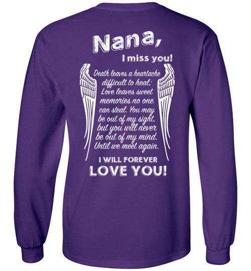 Nana - I Miss You Long Sleeve - Guardian Angel Collection