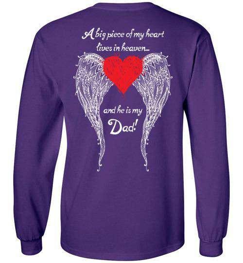 Dad - A Big Piece of my Heart Long Sleeve - Guardian Angel Collection