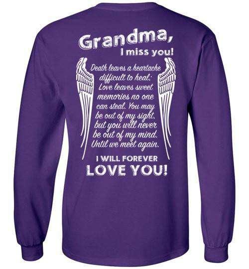 Grandma I Miss You Long Sleeve - Guardian Angel Collection