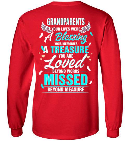 Grandparents - Your Lives Were A Blessing Long Sleeve - Guardian Angel Collection