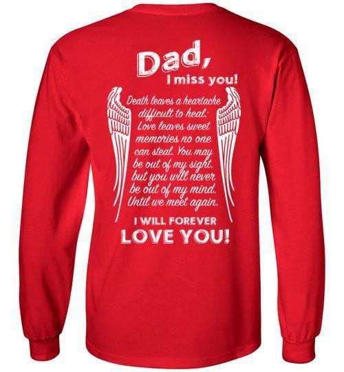 Dad I Miss You Long Sleeve - Guardian Angel Collection