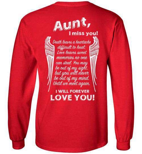 Aunt - I Miss You Long Sleeve - Guardian Angel Collection