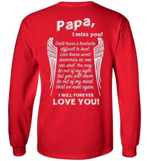 Papa - I Miss You Long Sleeve - Guardian Angel Collection
