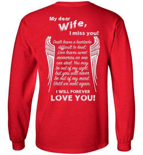Wife - I Miss You Long Sleeve - Guardian Angel Collection