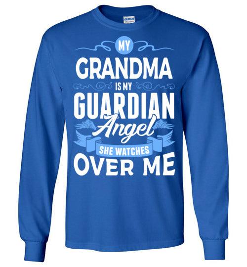 My Grandma Watches Over Me Long Sleeve (Front) - Guardian Angel Collection