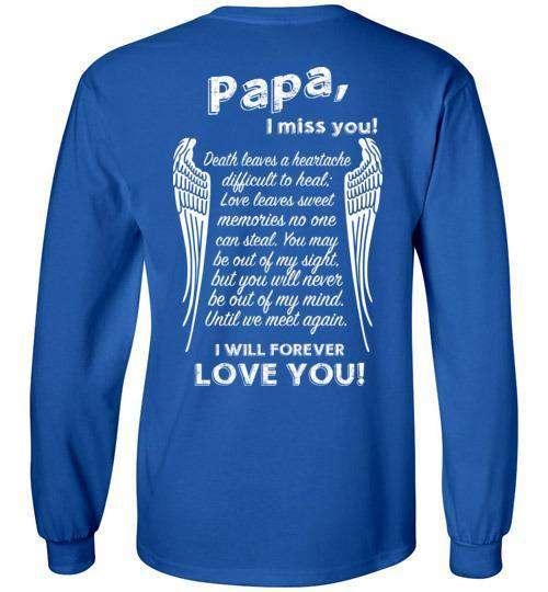 Papa - I Miss You Long Sleeve - Guardian Angel Collection