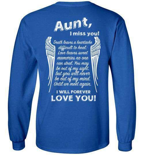 Aunt - I Miss You Long Sleeve - Guardian Angel Collection