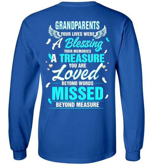 Grandparents - Your Lives Were A Blessing Long Sleeve - Guardian Angel Collection