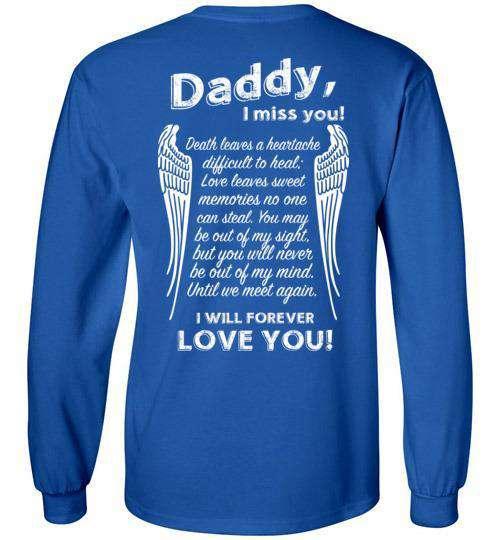 Daddy - I Miss You Long Sleeve - Guardian Angel Collection