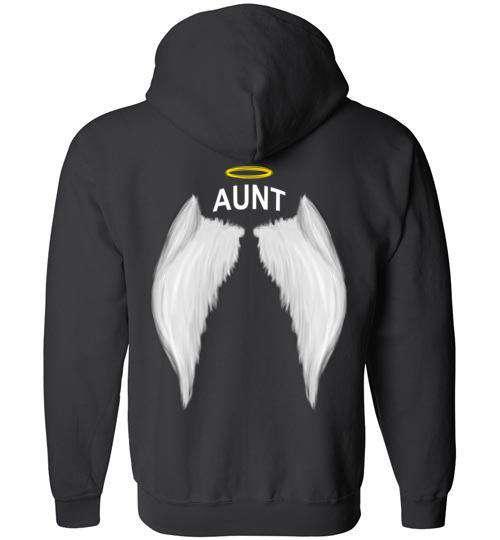 Aunt - Halo Wings FULL ZIP Hoodie - Guardian Angel Collection