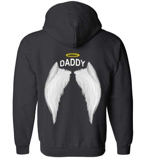 Daddy - Halo Wings FULL ZIP Hoodie - Guardian Angel Collection