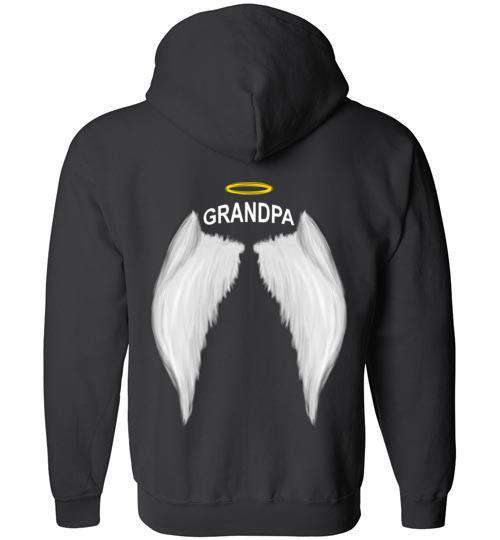 Grandpa - Halo Wings FULL ZIP Hoodie