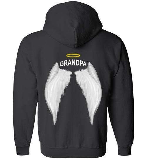 Grandpa - Halo Wings FULL ZIP Hoodie - Guardian Angel Collection