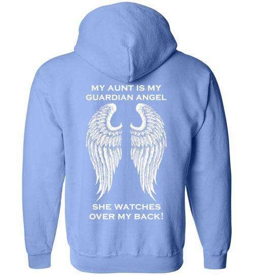 My Aunt is my Guardian Angel FULL ZIP Hoodie - Guardian Angel Collection