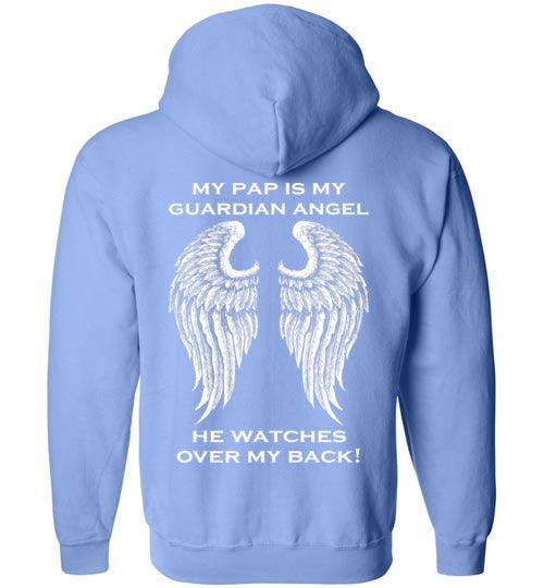 My Pap is my Guardian Angel Full Zip Hoodie - Guardian Angel Collection