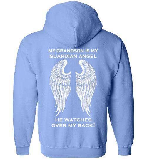My Grandson is my Guardian Angel FULL ZIP Hoodie - Guardian Angel Collection
