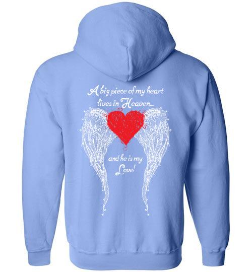 LOVE - A Big Piece FULL ZIP Hoodie - Guardian Angel Collection