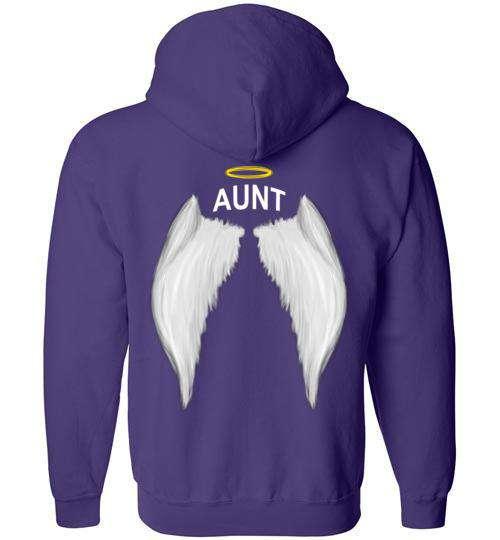 Aunt - Halo Wings FULL ZIP Hoodie - Guardian Angel Collection