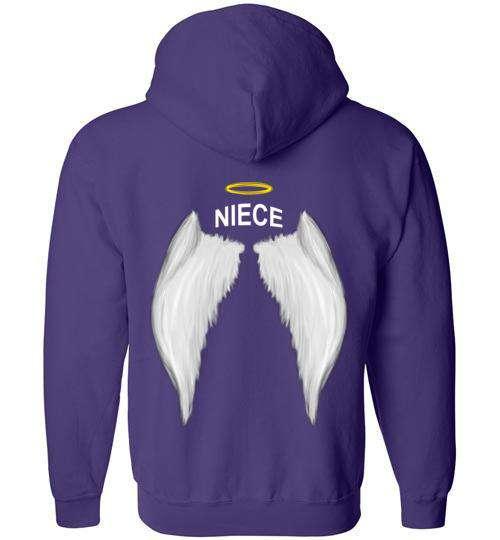 Niece - Halo Wings FULL ZIP Hoodie - Guardian Angel Collection