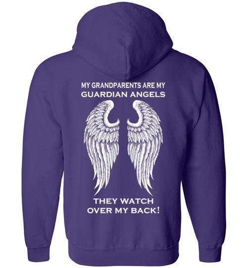 My Grandparents are my Guardian Angels FULL ZIP Hoodie - Guardian Angel Collection
