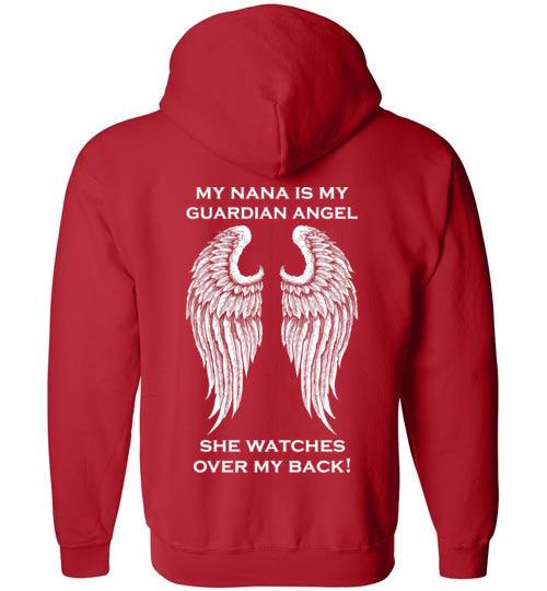 YOUTH: My Nana is My Guardian Angel Full Zip Hoodie - Guardian Angel Collection