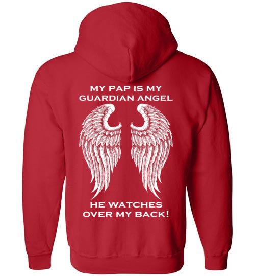 My Pap is my Guardian Angel Full Zip Hoodie - Guardian Angel Collection