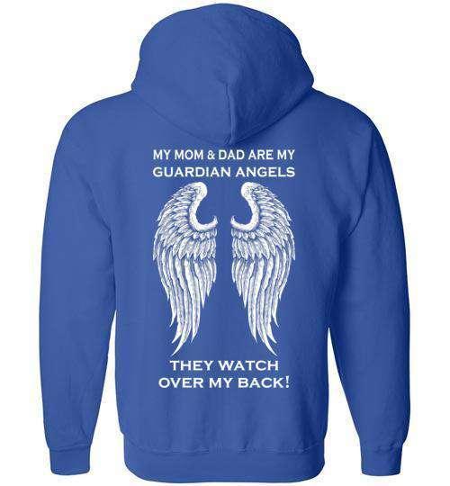 My Mom & Dad are my Guardian Angels FULL ZIP Hoodie - Guardian Angel Collection