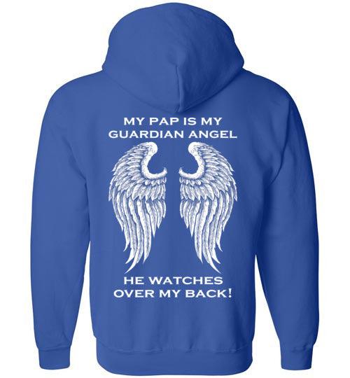 My Pap is my Guardian Angel Full Zip Hoodie - Guardian Angel Collection