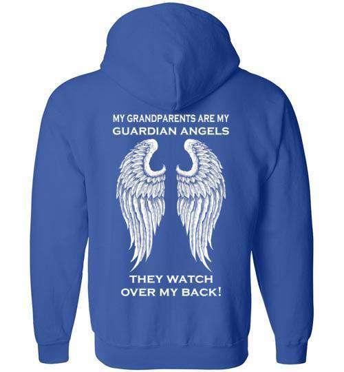 My Grandparents are my Guardian Angels FULL ZIP Hoodie - Guardian Angel Collection