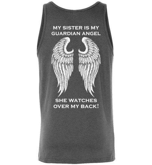 My Sister Is My Guardian Angel Unisex Tank - Guardian Angel Collection