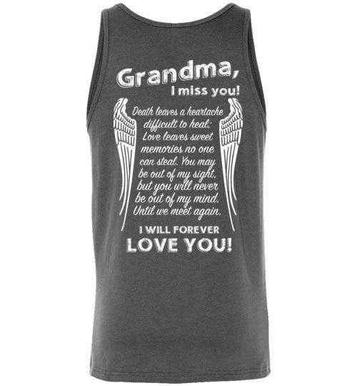 Grandma I Miss You Tank - Guardian Angel Collection