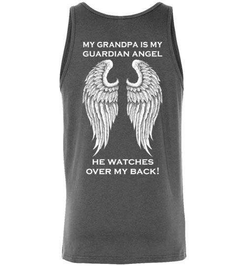 My Grandpa Is My Guardian Angel Unisex Tank - Guardian Angel Collection