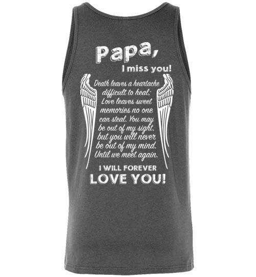 Papa - I Miss You Tank - Guardian Angel Collection