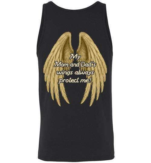 My Mom and Dad's Wings Always Protect Me Tank - Guardian Angel Collection