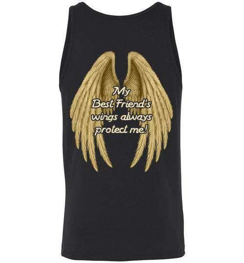 My Best Friend's Wings Always Protect Me Tank - Guardian Angel Collection