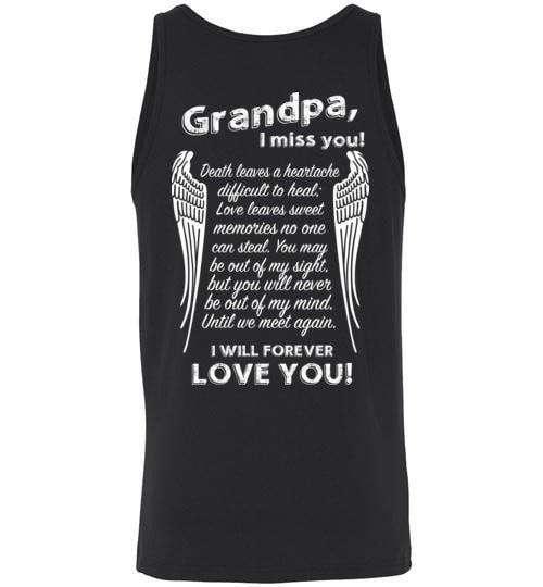 Grandpa I Miss You Tank - Guardian Angel Collection