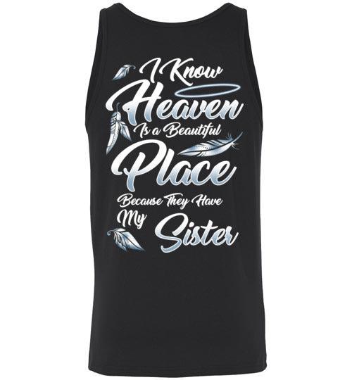 I Know Heaven is a Beautiful Place - Sister Tank - Guardian Angel Collection