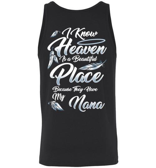 I Know Heaven is a Beautiful Place - Nana Tank - Guardian Angel Collection