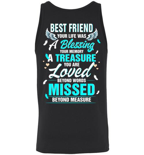 Best Friend - Your Life Was A Blessing Tank - Guardian Angel Collection