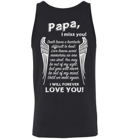 Papa - I Miss You Tank - Guardian Angel Collection