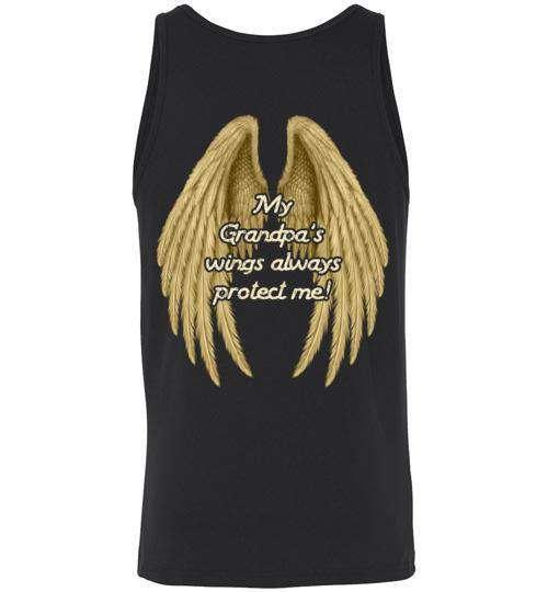 My Grandpa's Wings Always Protect Me Tank - Guardian Angel Collection